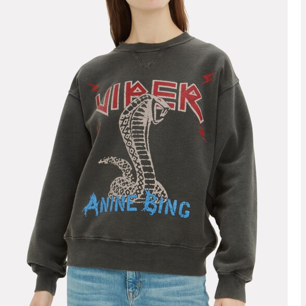 Anine Bing Cobra Sweatshirt size M